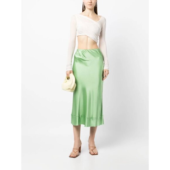 CHRISTOPHER ESBER Folded Crop Long Sleeve Top in Milk 0 New Womens Tee - Picture 13 of 16